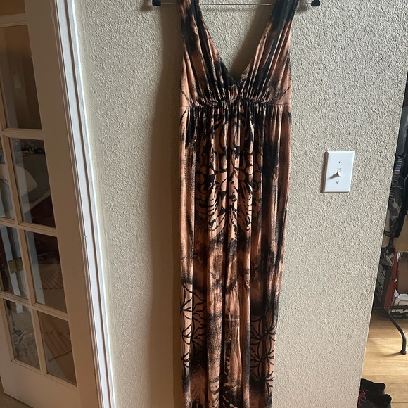 J. Crew Black and Tan Patterned Dress - Picture 2 of 5